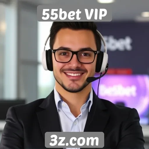 Suporte ao cliente do 55bet VIP